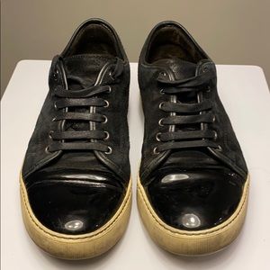 LANVIN PATENT TOE SNEAKERS SIZE 9